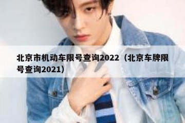 北京市机动车限号查询2022（北京车牌限号查询2021）