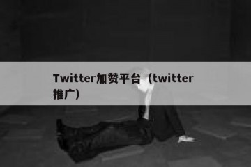Twitter加赞平台（twitter 推广）