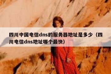 四川中国电信dns的服务器地址是多少（四川电信dns地址哪个最快）