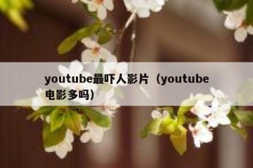 youtube最吓人影片（youtube电影多吗）