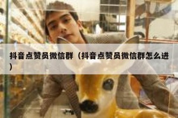 抖音点赞员微信群（抖音点赞员微信群怎么进）