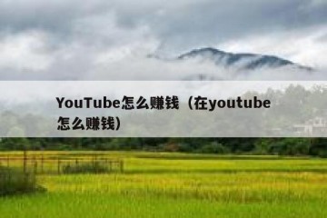 YouTube怎么赚钱（在youtube怎么赚钱）