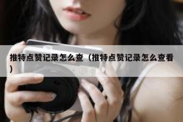 推特点赞记录怎么查（推特点赞记录怎么查看）