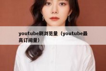 youtube刷浏览量（youtube最高订阅量）