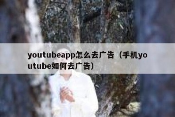 youtubeapp怎么去广告（手机youtube如何去广告）
