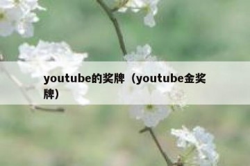 youtube的奖牌（youtube金奖牌）