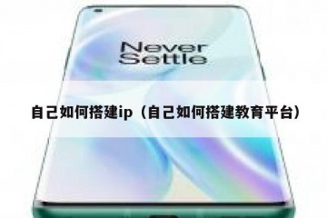 自己如何搭建ip（自己如何搭建教育平台）