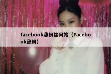 facebook涨粉丝网站（Facebook涨粉）