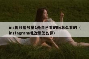 ins视频播放量1是自己看的吗怎么看的（instagram播放量怎么算）