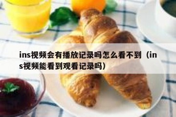 ins视频会有播放记录吗怎么看不到（ins视频能看到观看记录吗）