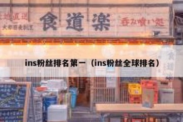 ins粉丝排名第一（ins粉丝全球排名）