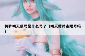 黄骅明天限号是什么号了（明天黄骅市限号吗）