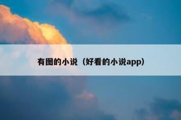 有图的小说（好看的小说app）