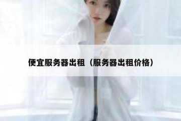 便宜服务器出租（服务器出租价格）