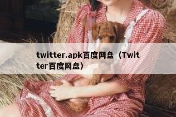 twitter.apk百度网盘（Twitter百度网盘）