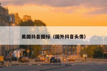 美国抖音图标（国外抖音头像）