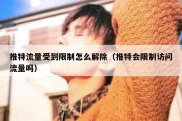 推特流量受到限制怎么解除（推特会限制访问流量吗）