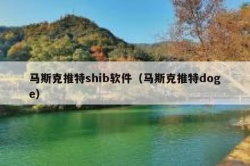 马斯克推特shib软件（马斯克推特doge）