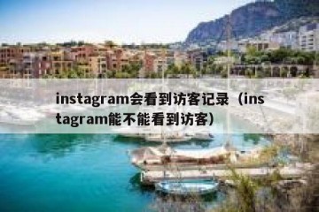 instagram会看到访客记录（instagram能不能看到访客）