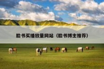 脸书买播放量网站（脸书博主推荐）