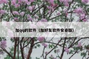 加qq的软件（加好友软件安卓版）