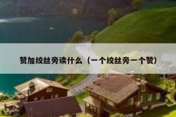 赞加绞丝旁读什么（一个绞丝旁一个赞）