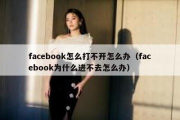 facebook怎么打不开怎么办（facebook为什么进不去怎么办）