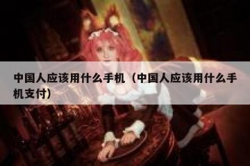 中国人应该用什么手机（中国人应该用什么手机支付）