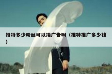 推特多少粉丝可以接广告啊（推特推广多少钱）