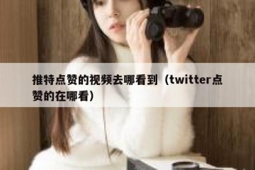 推特点赞的视频去哪看到（twitter点赞的在哪看）