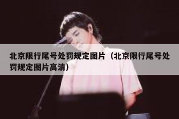 北京限行尾号处罚规定图片（北京限行尾号处罚规定图片高清）