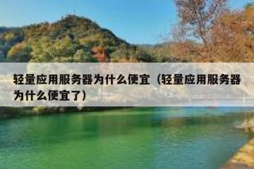 轻量应用服务器为什么便宜（轻量应用服务器为什么便宜了）