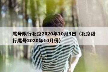 尾号限行北京2020年10月9日（北京限行尾号2020年10月份）