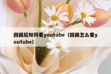 回国后如何看youtube（回国怎么看youtube）