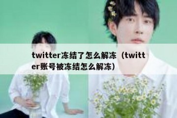 twitter冻结了怎么解冻（twitter账号被冻结怎么解冻）