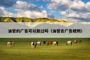 油管的广告可以跳过吗（油管去广告规则）