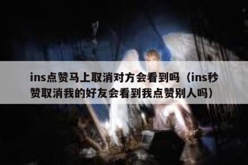 ins点赞马上取消对方会看到吗（ins秒赞取消我的好友会看到我点赞别人吗）