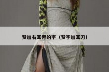 赞加右耳旁的字（赞字加耳刀）