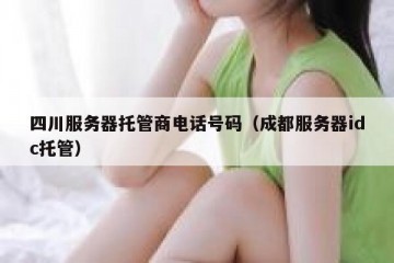 四川服务器托管商电话号码（成都服务器idc托管）