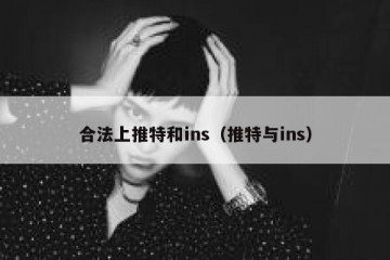 合法上推特和ins（推特与ins）