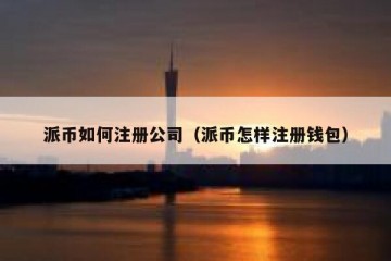 派币如何注册公司（派币怎样注册钱包）