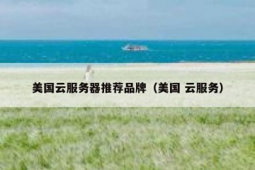 美国云服务器推荐品牌（美国 云服务）