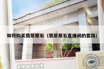 如何购买翡翠原石（翡翠原石直播间的套路）