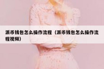 派币钱包怎么操作流程（派币钱包怎么操作流程视频）