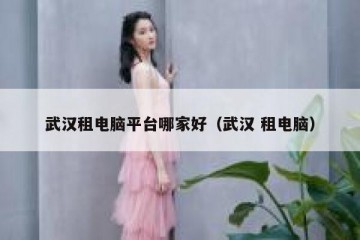 武汉租电脑平台哪家好（武汉 租电脑）