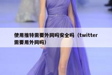 使用推特需要外网吗安全吗（twitter需要用外网吗）