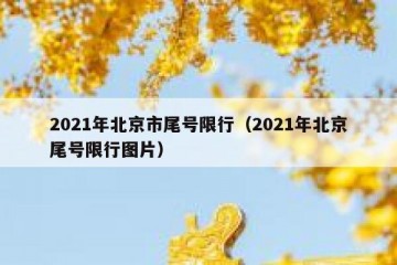 2021年北京市尾号限行（2021年北京尾号限行图片）