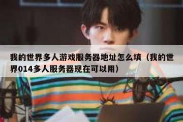 我的世界多人游戏服务器地址怎么填（我的世界014多人服务器现在可以用）