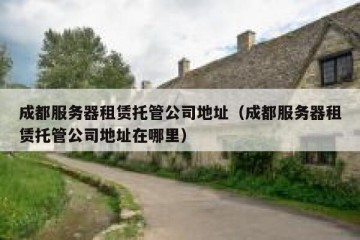 成都服务器租赁托管公司地址（成都服务器租赁托管公司地址在哪里）