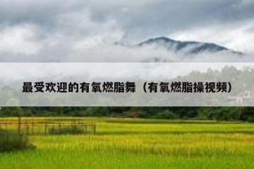 最受欢迎的有氧燃脂舞（有氧燃脂操视频）